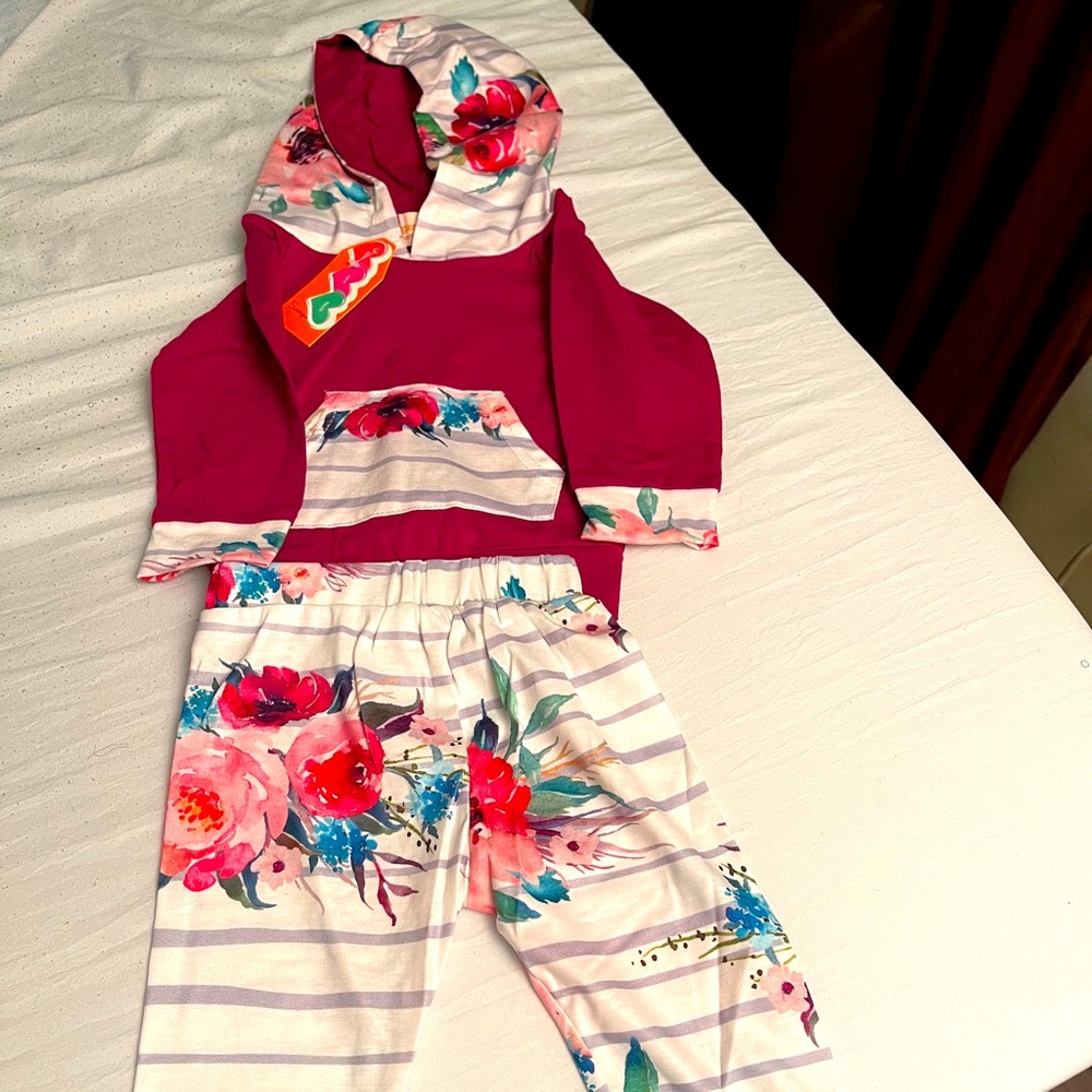 Girls Hoodie Set